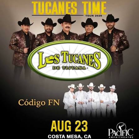 Los Tucanes De Tijuana 2026–2027 tour poster